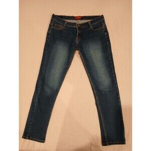 Vintage Y2K Levi's 501 Women's Jeans 33X36 Skinny Super Low Rise Zip Med. Wash